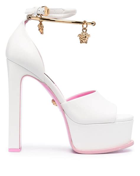 versace medusa aeternitas leather sandals price|Versace Medusa Aeternitas Leather Sandals in White .